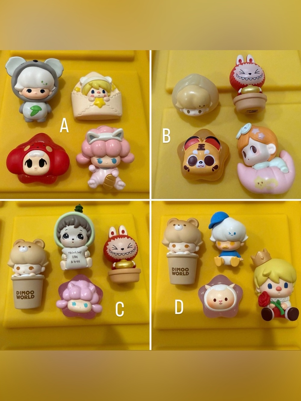 POP BEAN bundle - Dimoo koala, Dimoo bubble tea, Inosoul